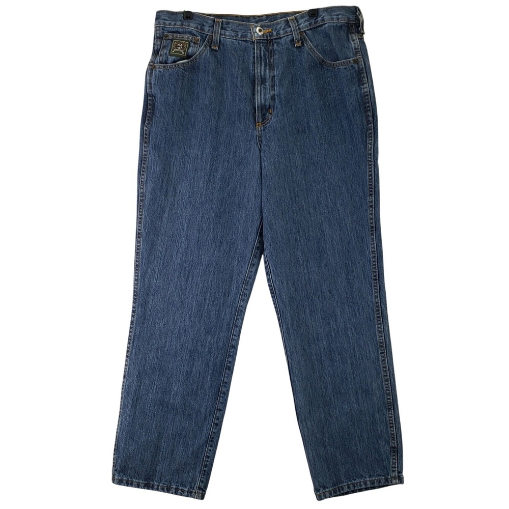 Cinch MB90530002 Relax Fit Straight Jeans Mens 35x30 Blue Western Cowboy
